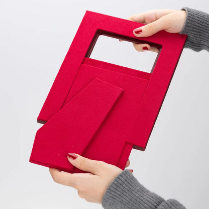 Glowix Leather Photo Frame – 15 × 10 cm Photo Area