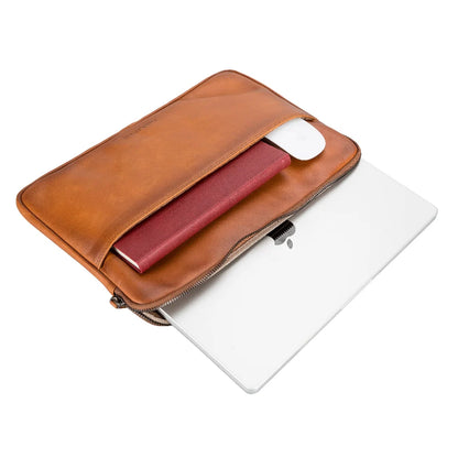 Awe Slim Leather Laptop & Tablet Bag – 12, 14, 15 & 16 Inch