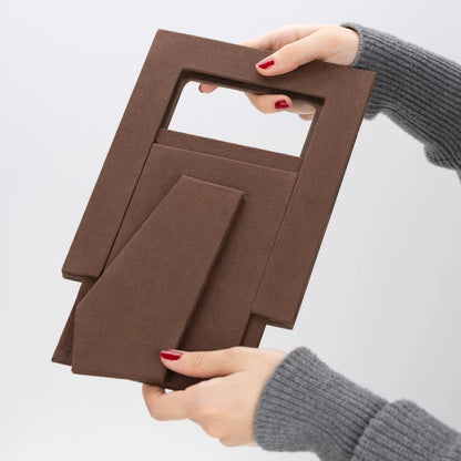 Glowix Leather Photo Frame – 15 × 10 cm Photo Area