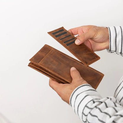 Tenuta Leather Phone Wallet with Detachable Cardholder