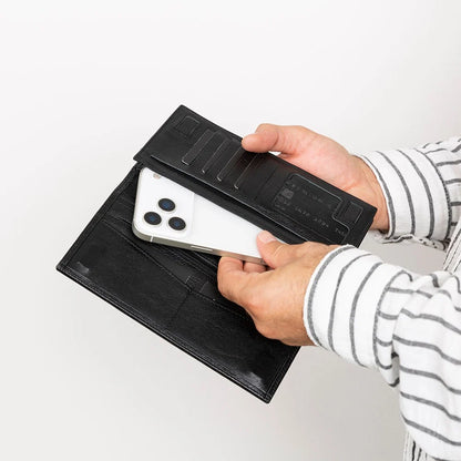 Tenuta Leather Phone Wallet with Detachable Cardholder