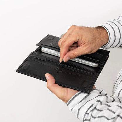 Tenuta Leather Phone Wallet with Detachable Cardholder