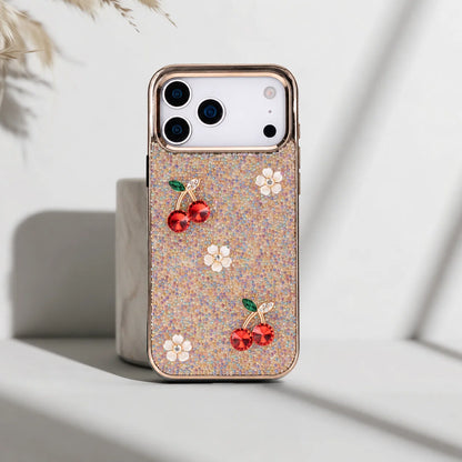 Freya iPhone 17 Pro Crystal Cherry Case