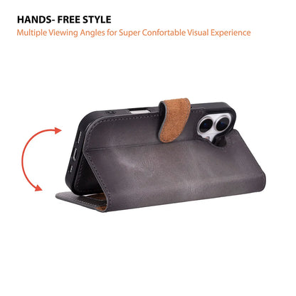 Magic iPhone 17 Detachable Leather Wallet Case – Expanded Palette