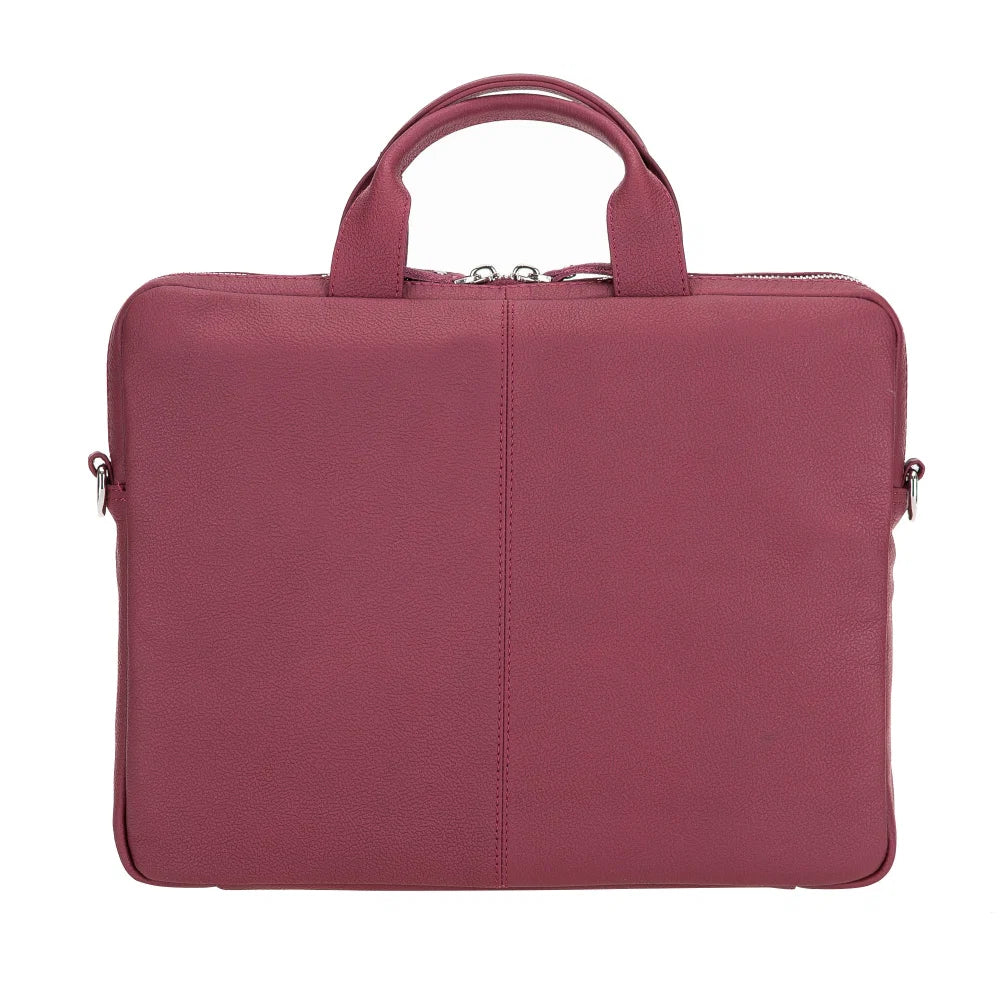 Apollo Leather Business Briefcase / Laptop Case 14"