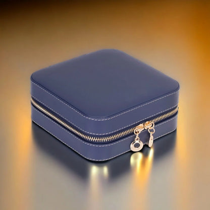 Amanda Medium Leather Jewelry Box