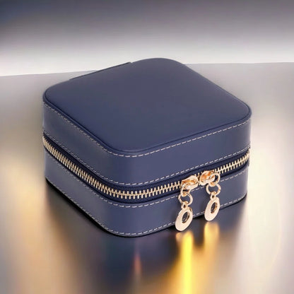Amanda Medium Leather Jewelry Box