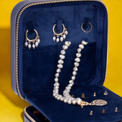 Amanda Medium Leather Jewelry Box