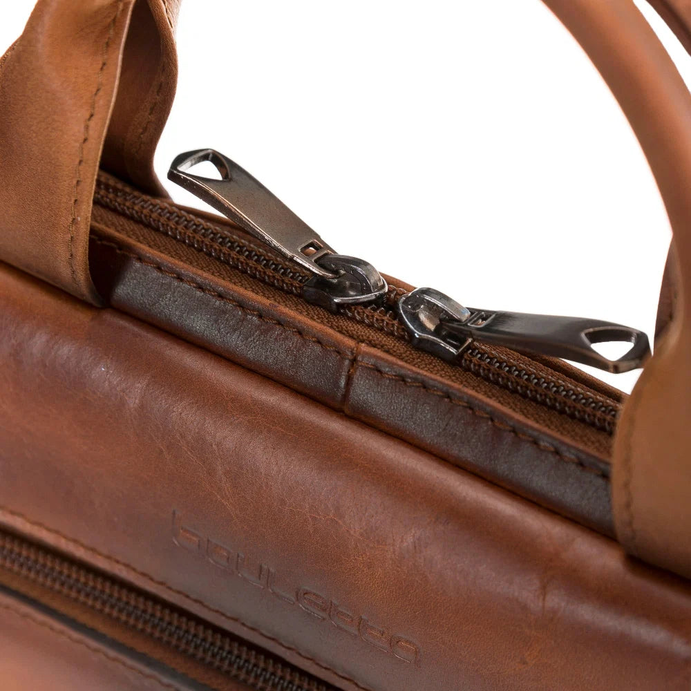 Apollo Leather Business Briefcase / Laptop Case 14"