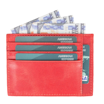 BLW18 Slim Leather Card Holder – 9 Colors
