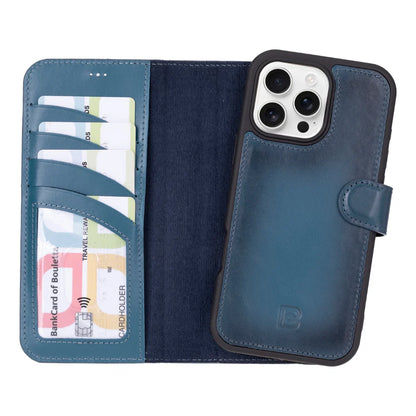 Magic iPhone 16 Pro Max Detachable Leather Wallet Case – Core Palette