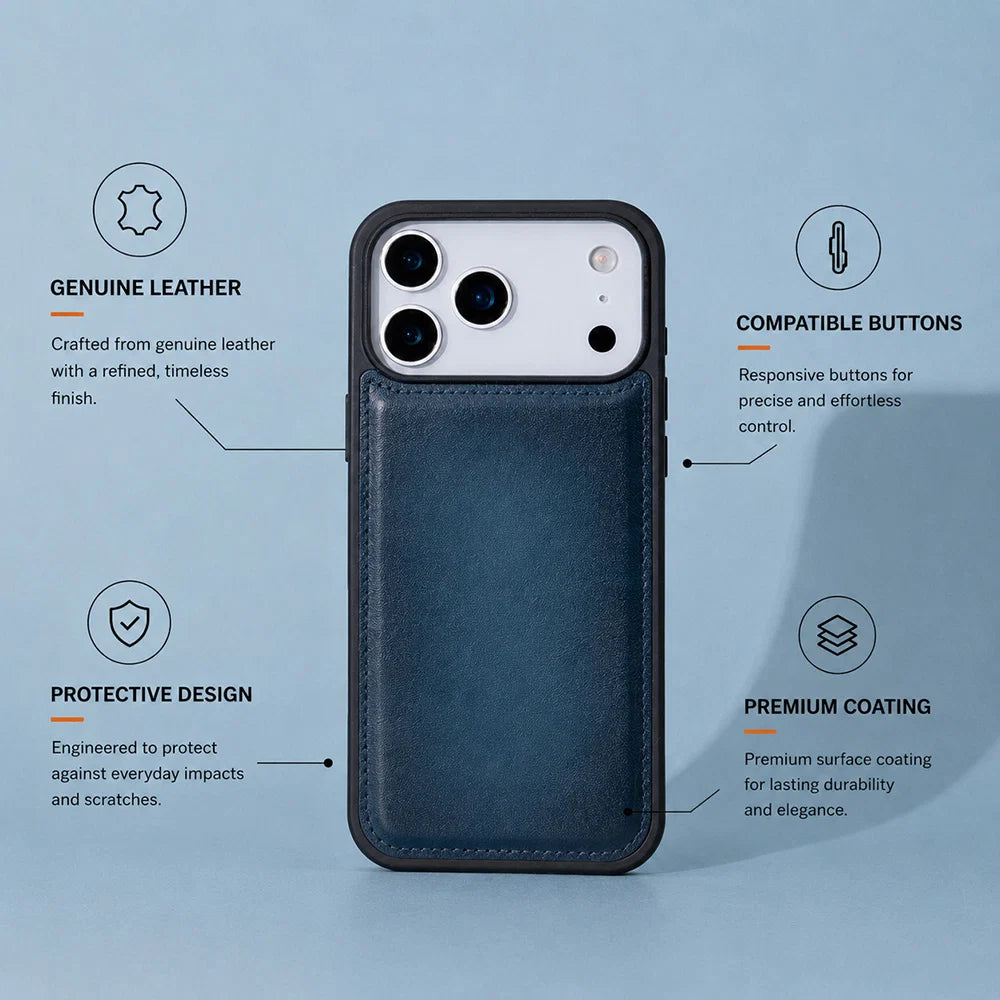 Flex Cover iPhone 17 Pro Leather Case