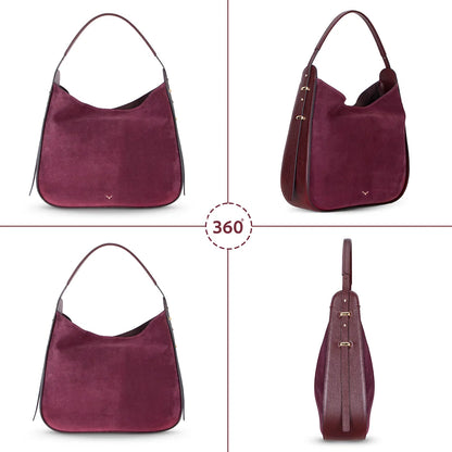 Carina Suede Leather Tote Bag