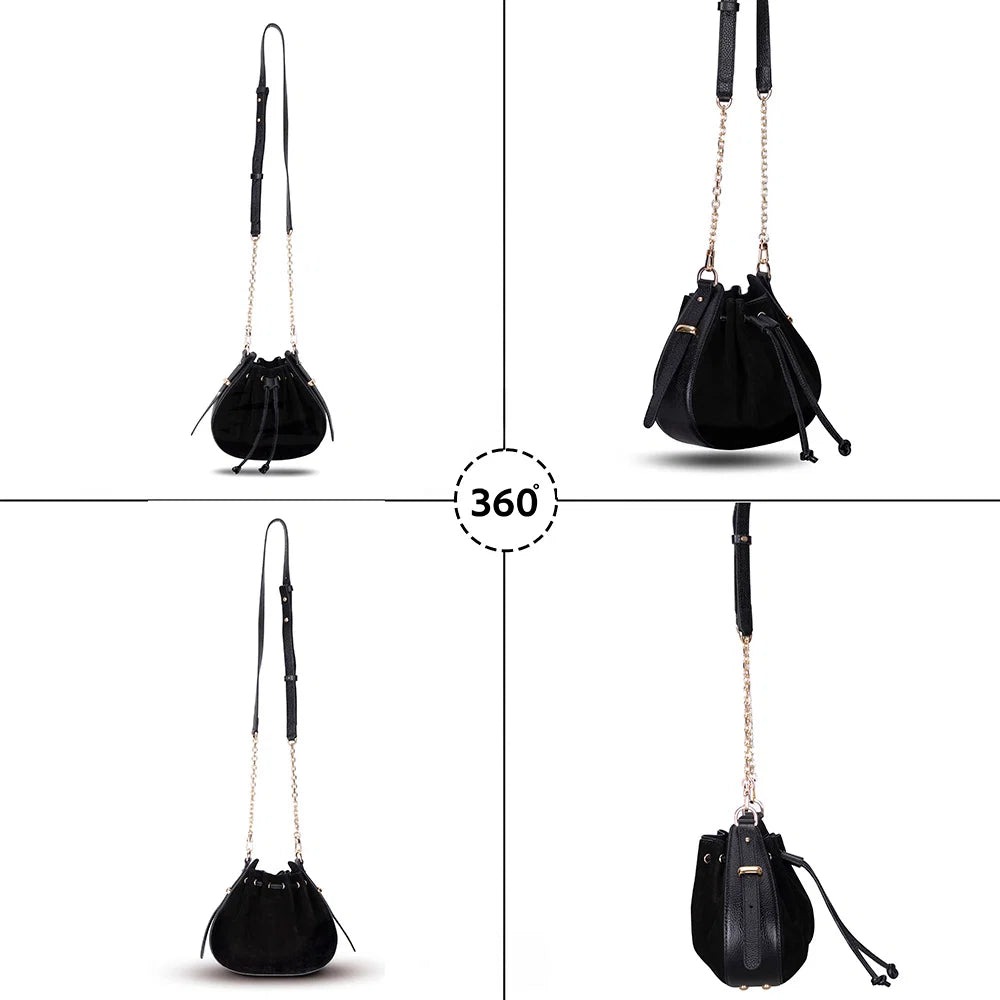 Valentina Women's Suede Leather Bag
