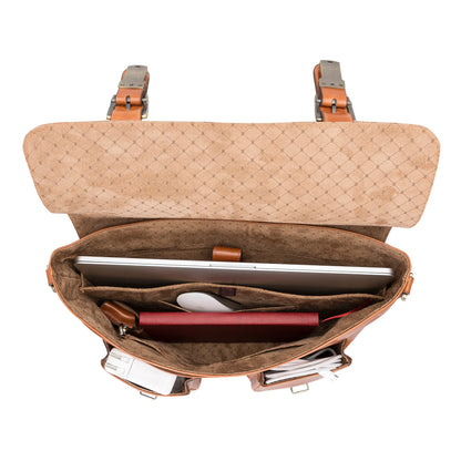 Olympus Leather Laptop Briefcase – 14 & 17 Inch