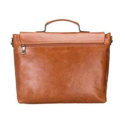 Olympus Leather Laptop Briefcase – 14 & 17 Inch
