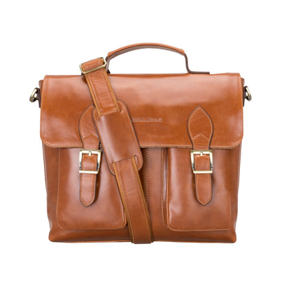 Olympus Leather Laptop Briefcase – 14 & 17 Inch