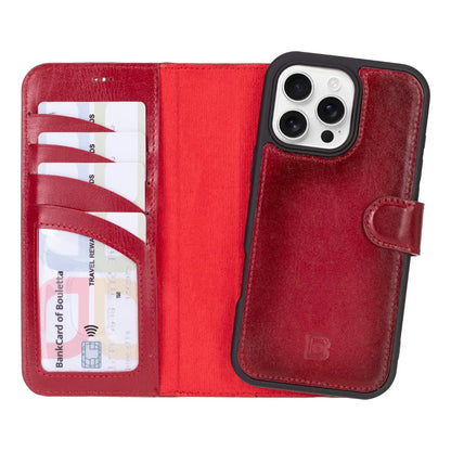 Magic iPhone 16 Pro Max Detachable Leather Wallet Case – Core Palette