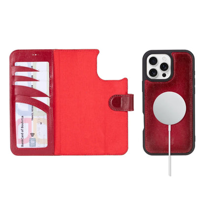 Magic iPhone 16 Pro Max Detachable Leather Wallet Case – Core Palette
