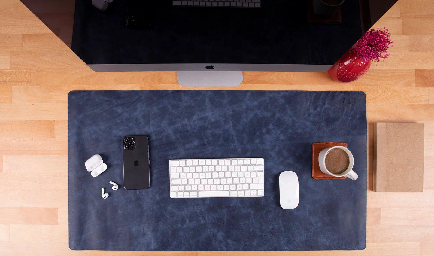 Single Layer Leather Desk Mat Large Size