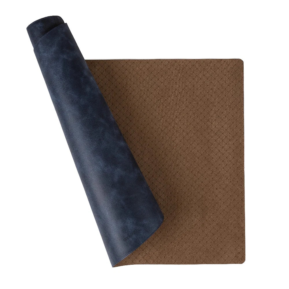 Axion Lined Leather Desk Mat Large Size