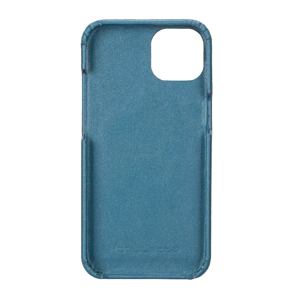 Bouletta Full Leather Coating Back Cover for Apple iPhone 13 Series iPhone 13 Pro Max / Dark Brown