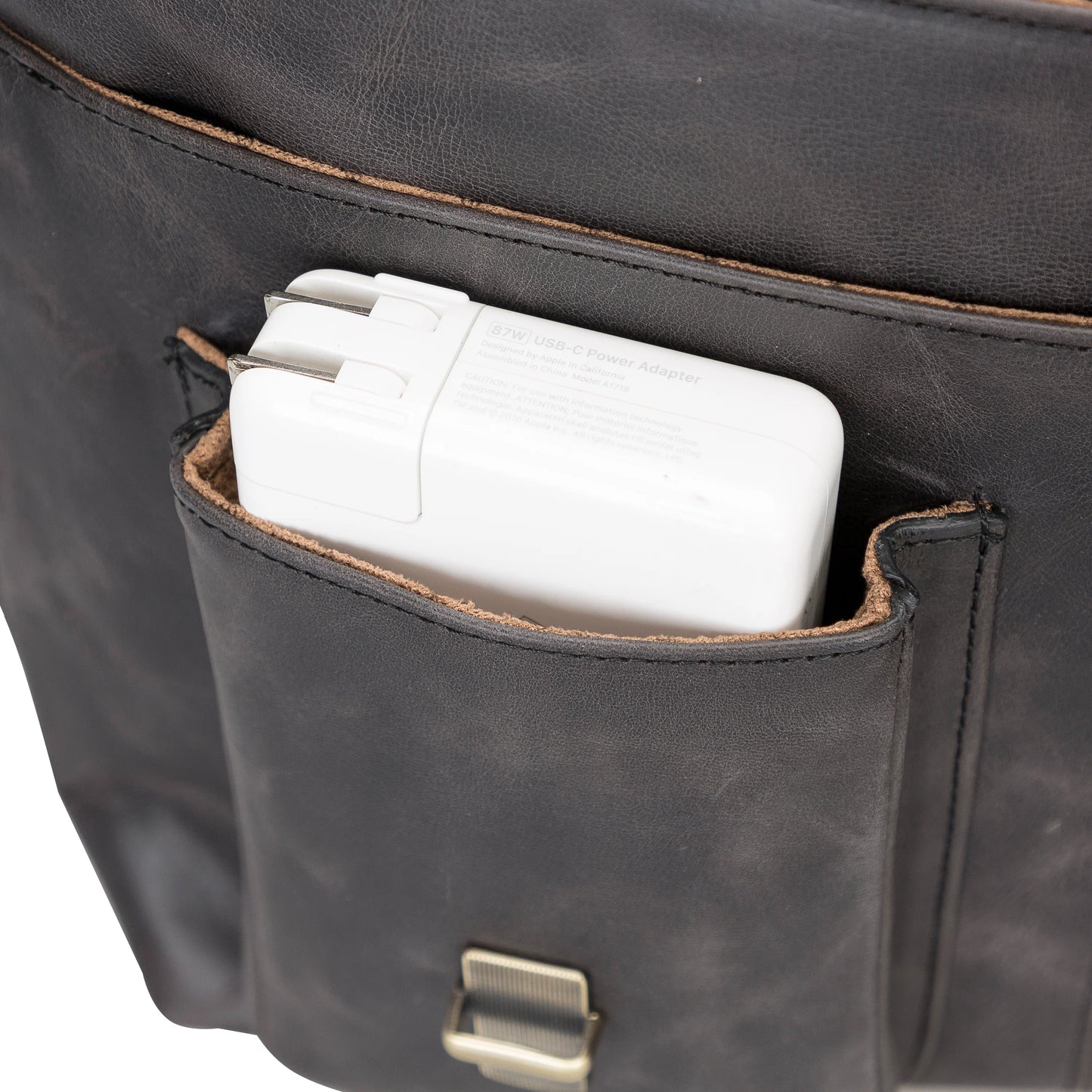 Olympus Leather Business Briefcase / Laptop Case
