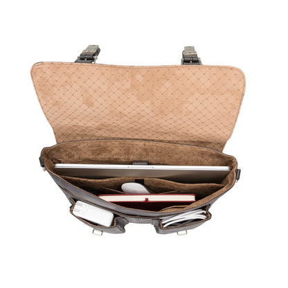 Olympus Leather Laptop Briefcase – 14 & 17 Inch