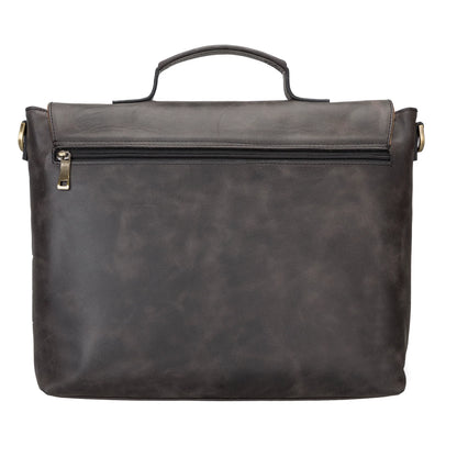 Olympus Leather Laptop Briefcase – 14 & 17 Inch