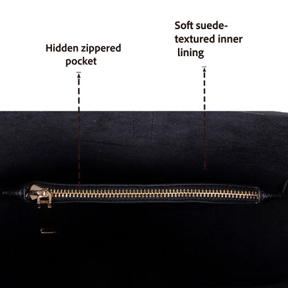 Azura Structured Leather Shoulder Bag