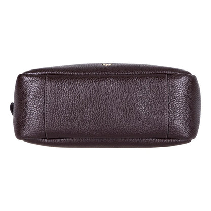 Azura Structured Leather Shoulder Bag