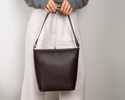 Elena Leather Shoulder Bag