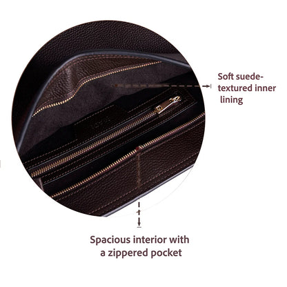 Elena Leather Shoulder Bag