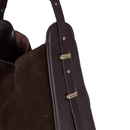 Carina Suede Leather Tote Bag