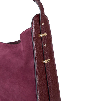 Carina Suede Leather Tote Bag