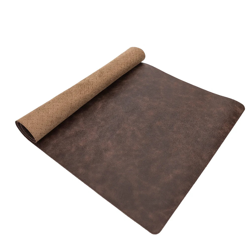 Axion Lined Leather Desk Mat Large Size