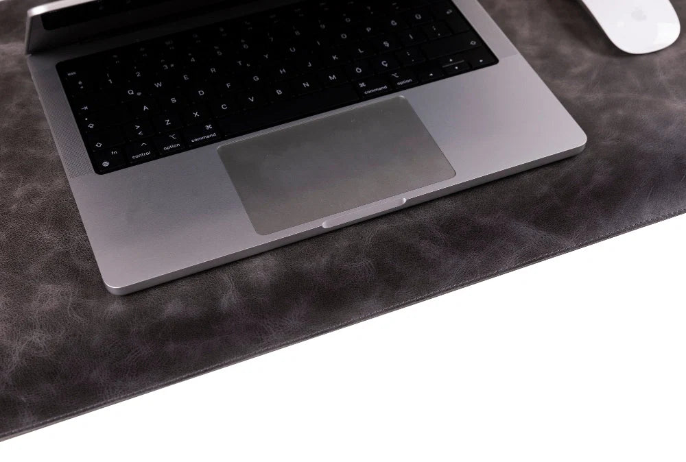 Lined Leather Desk Mat Small Size