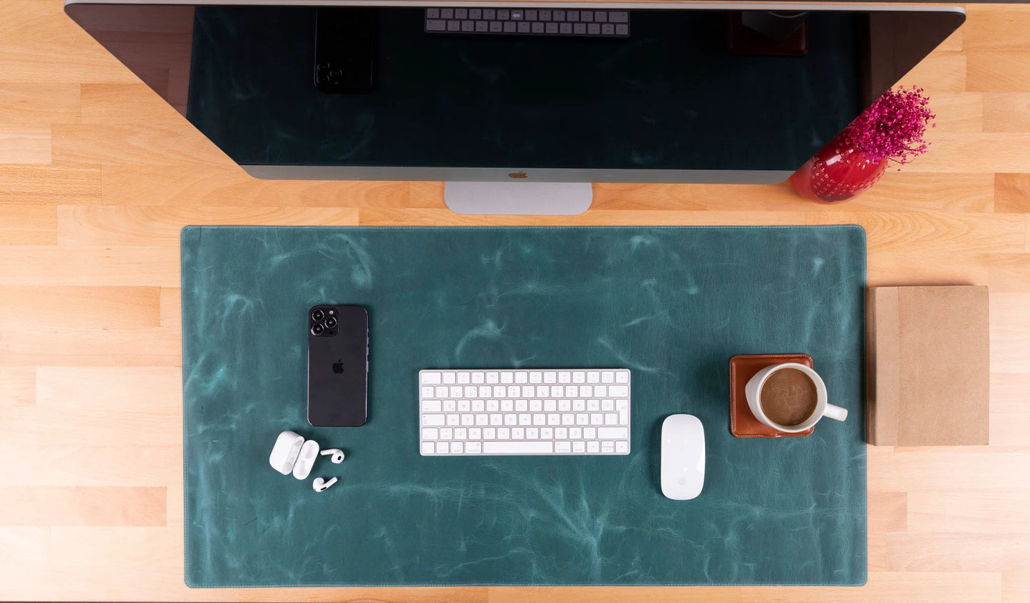 Single Layer Leather Desk Mat Large Size