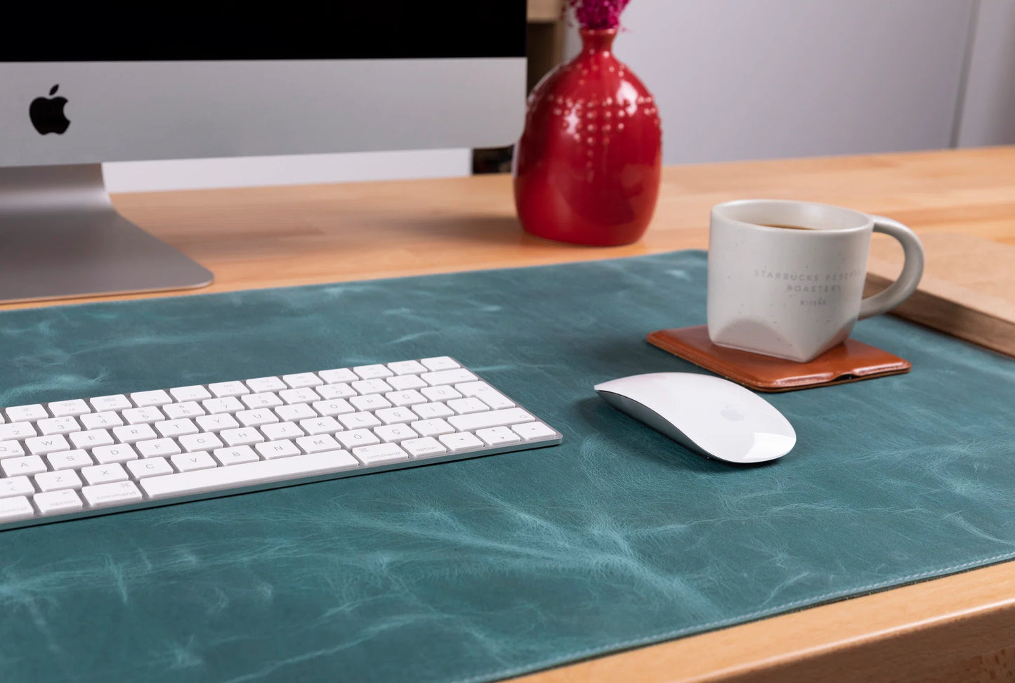 Single Layer Leather Desk Mat Large Size