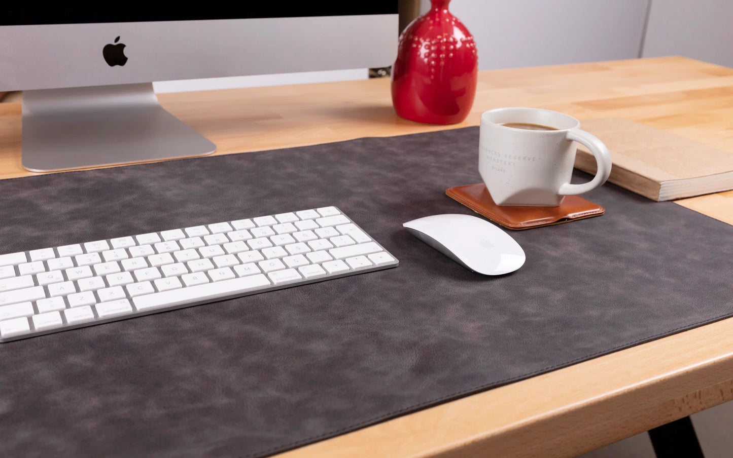 Single Layer Leather Desk Mat Large Size