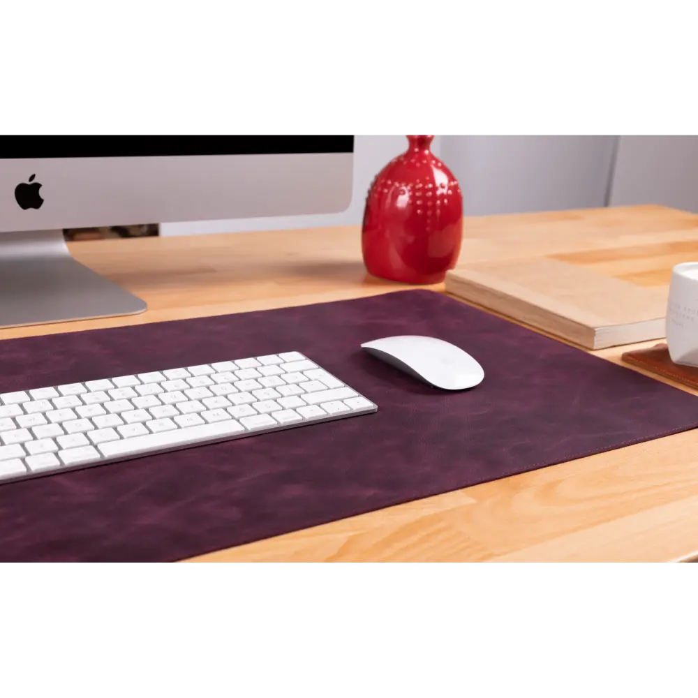 Single Layer Leather Desk Mat Medium Size