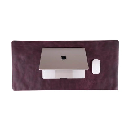 Medium Single-Layer Leather Desk Mat – 80 × 37 cm