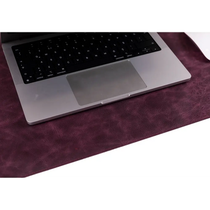 Medium Single-Layer Leather Desk Mat – 80 × 37 cm