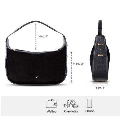 Dolcezza Suede Leather Shoulder Bag