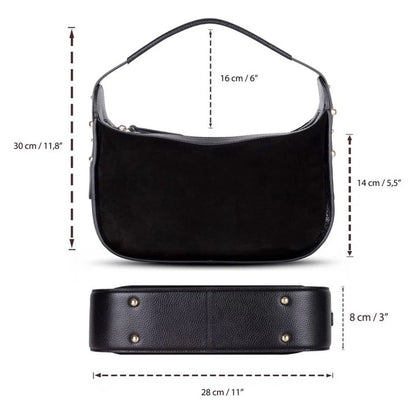 Dolcezza Suede Leather Shoulder Bag