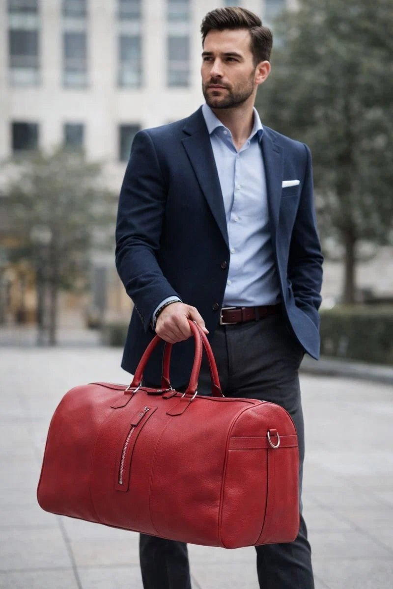 Dolly Leather Weekend Duffle Bag