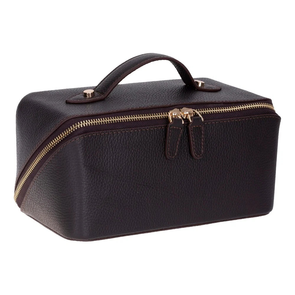 Ella Leather Makeup Bag