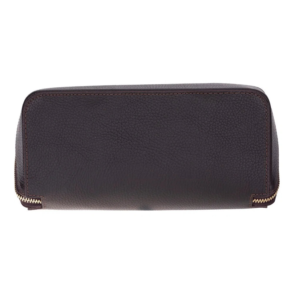 Ella Leather Makeup Bag