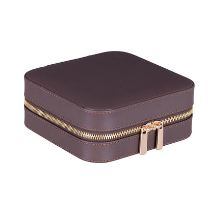 Amanda Medium Leather Jewelry Box