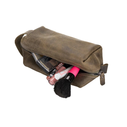 Eve Extra Large Leather Toiletry Bag